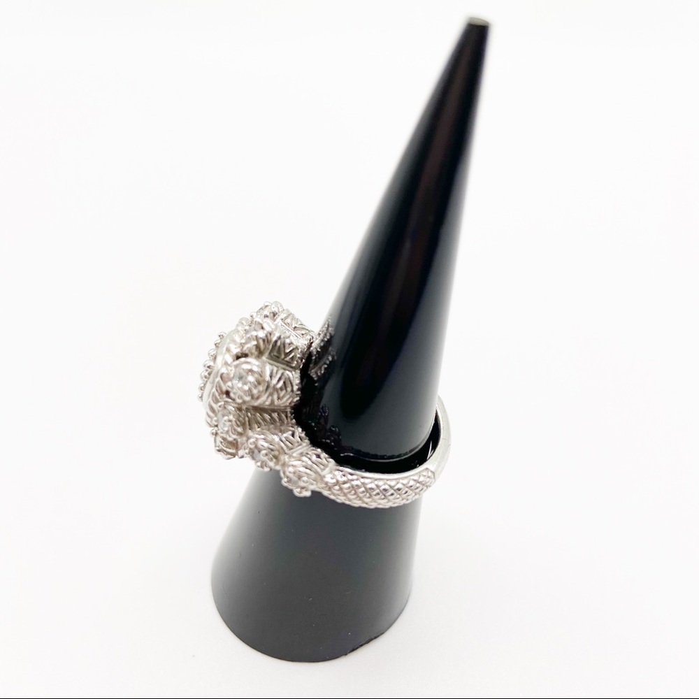 Judith Ripka sterling silver ring - Picture 11 of 13